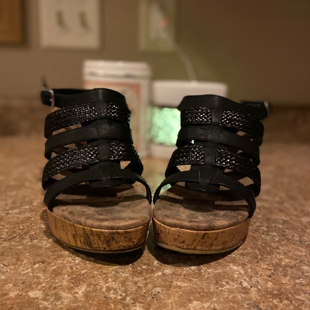 Maurices Leather Wedges!